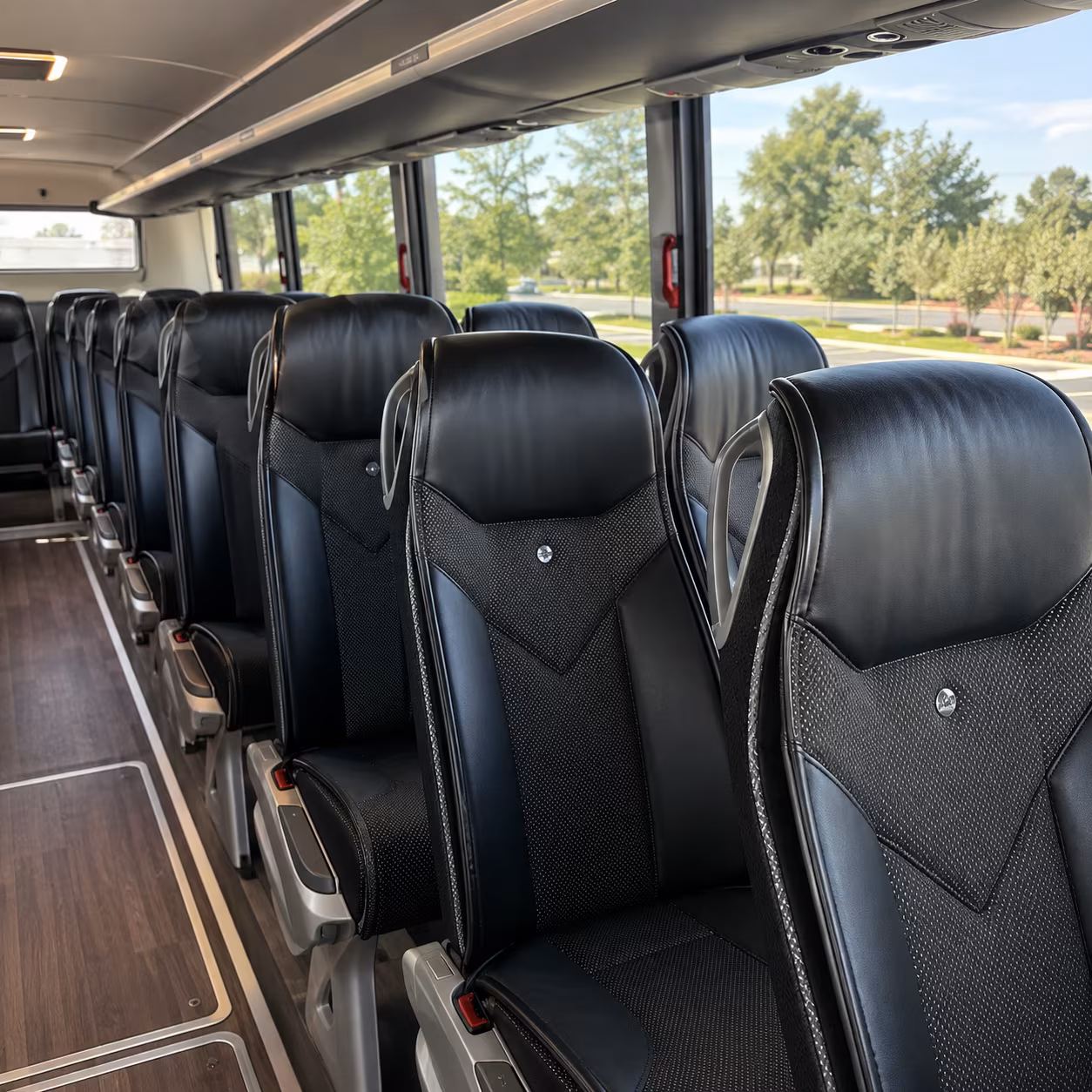 oklahoma city charter bus services inside